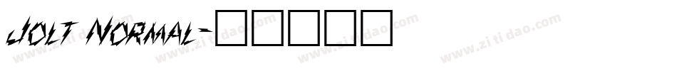 Jolt Normal字体转换